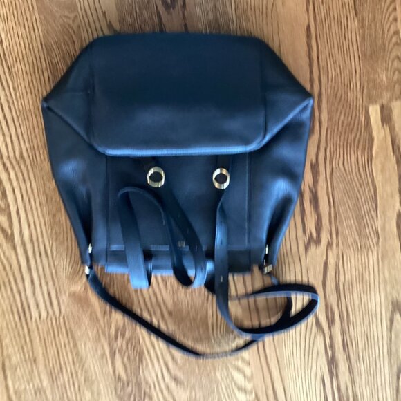 Cuyana Black Leather Backpack main image 3
